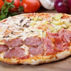 4-stagioni olasz vékony tésztás pizza debrecen