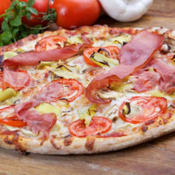 capricciosa olasz vékony tésztás pizza debrecen
